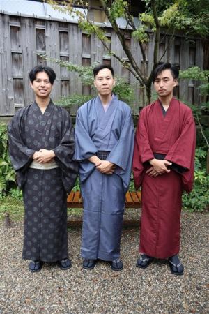 男性着物