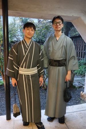 男性着物