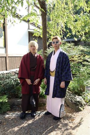 男性着物