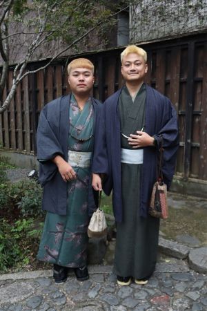 男性着物