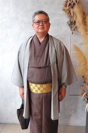 男性着物