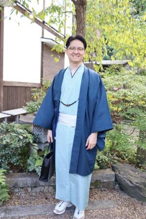 男性着物
