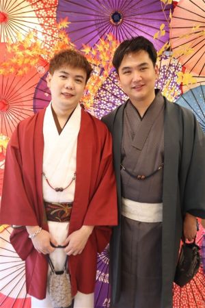 男性着物