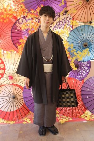 男性着物
