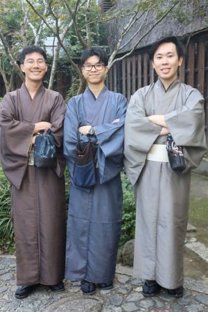 男性着物
