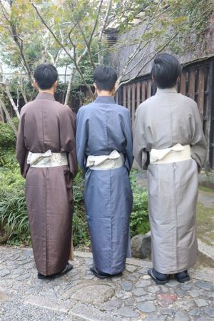 男性着物