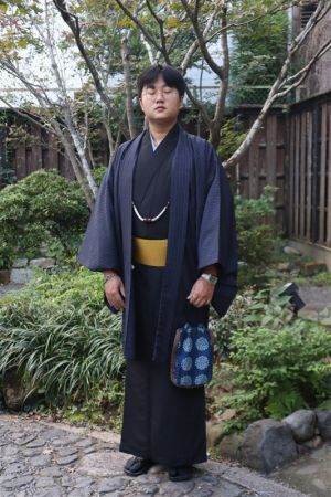 男性着物