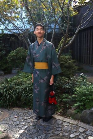 男性着物