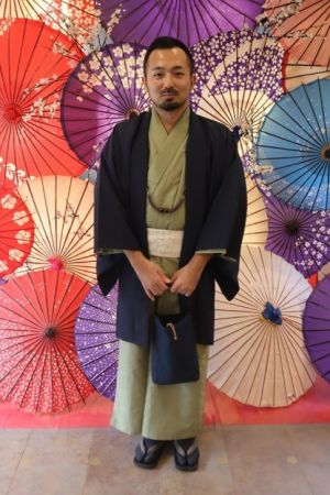 男性着物