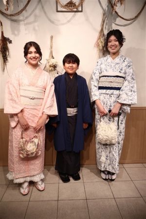 男性着物