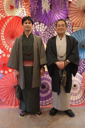 男性着物