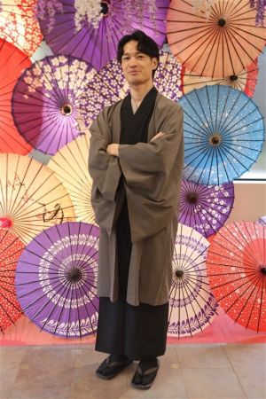 男性着物
