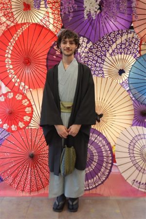 男性着物