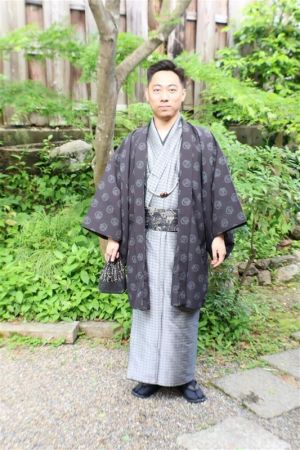 男性着物