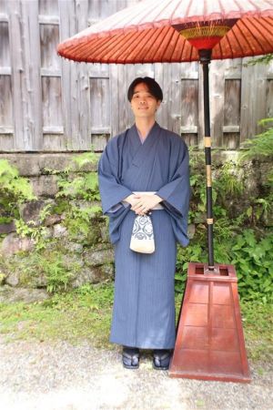男性着物