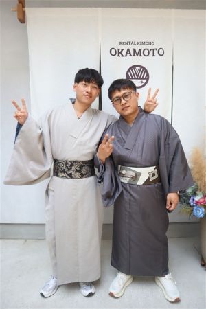 男性着物