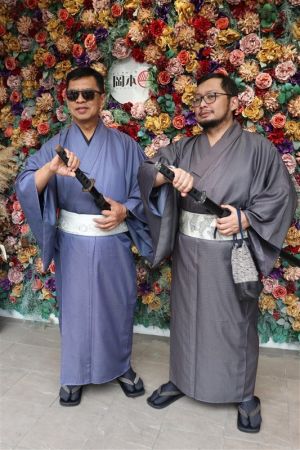 男性着物