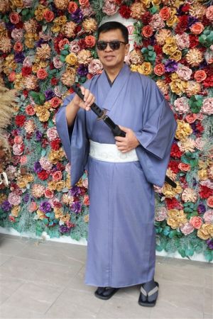 男性着物
