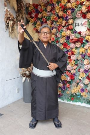 男性着物