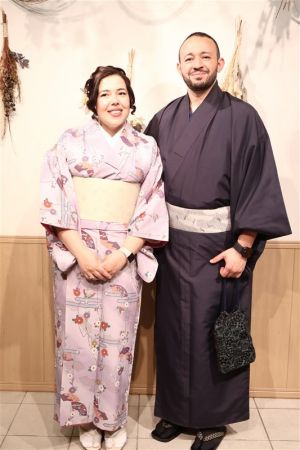 男性着物