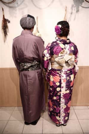 男性着物