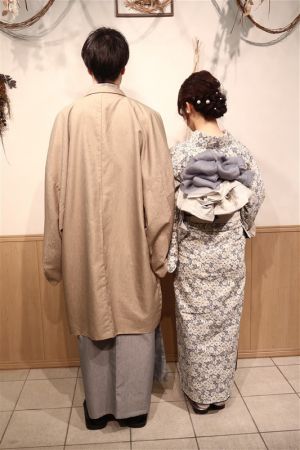 男性着物