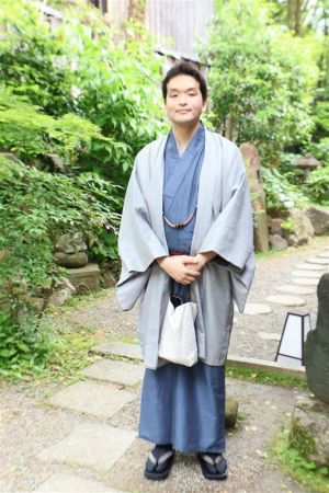 男性着物