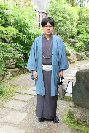 男性着物
