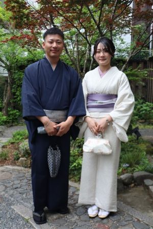 男性着物