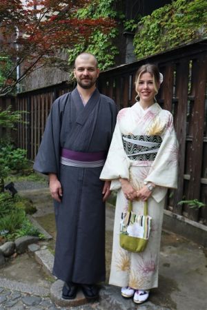 男性着物