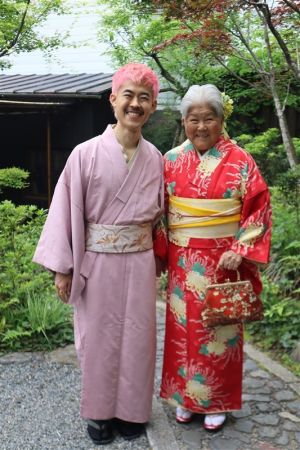 男性着物