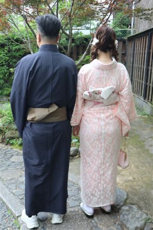 男性着物