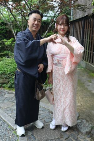男性着物
