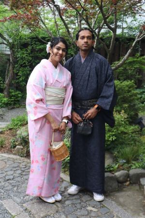 男性着物