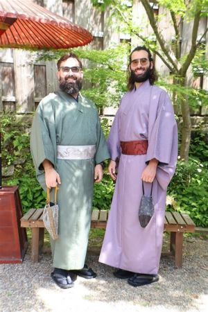 男性着物