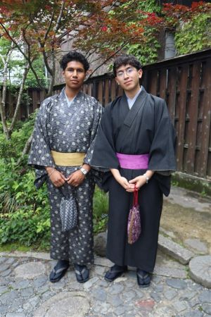 男性着物