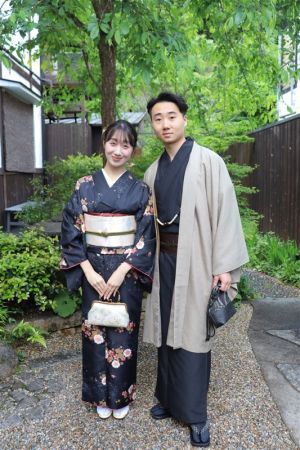 男性着物