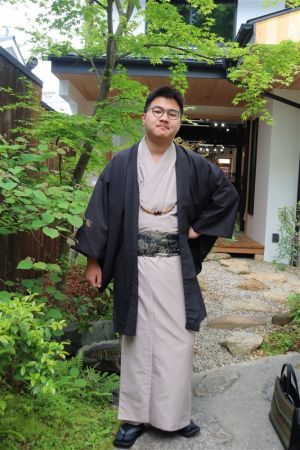 男性着物