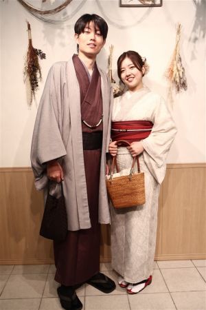 男性着物