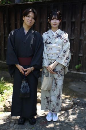 男性着物