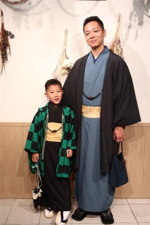 男性着物