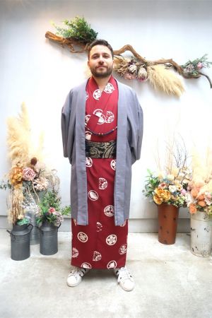男性着物