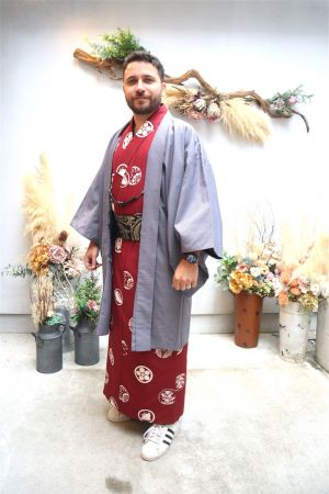 男性着物