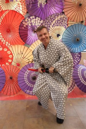 男性着物