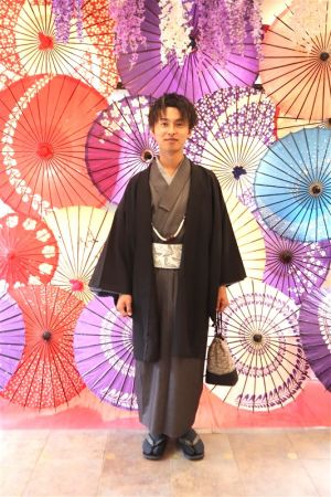 男性着物