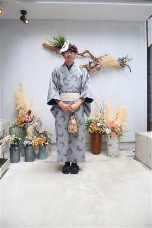 男性着物