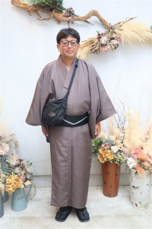 男性着物