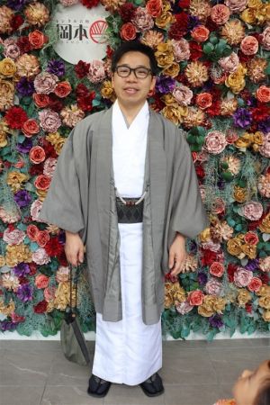 男性着物