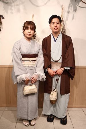 男性着物
