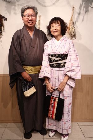 男性着物